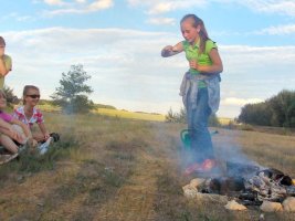 Biwak w szkole klasy trzeciej - 2012