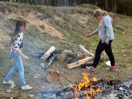 Ognisko w klasie czwartej 2015