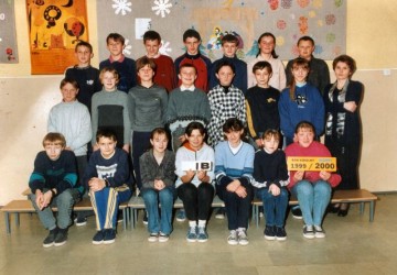 Rok 2000 - klasa IB gimnazjum z panią Teresą Szczepańską
