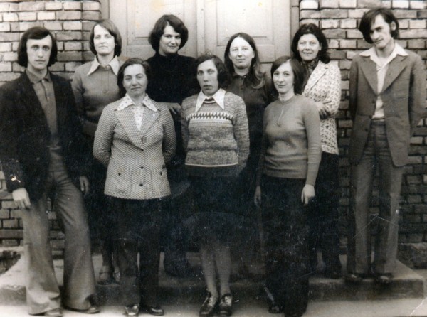Pracownicy szkoły w roku 1977